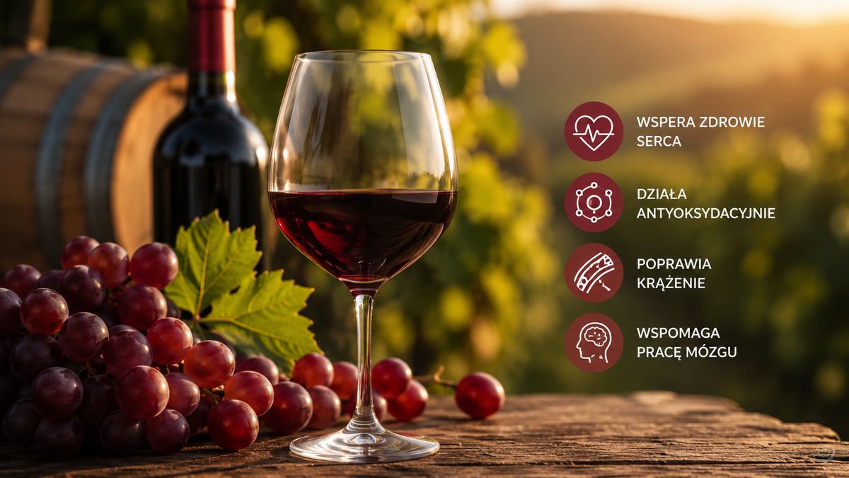 Czerwone wino – właściwości zdrowotne i działanie na organizm