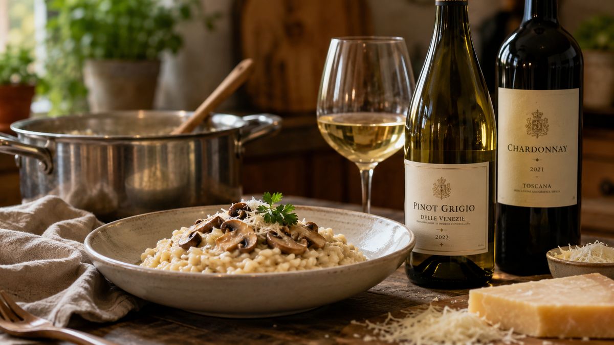 Jakie wino do risotto? Do gotowania i do picia przy stole